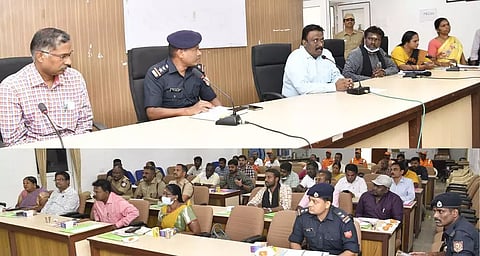 பேரிடர் மீட்பு ஒத்திகை பயிற்சி தொடர்பாகஒருங்கிணைப்புக்குழு கூட்டம்