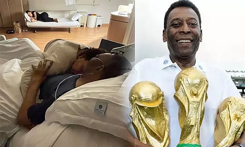 கால்பந்து ஜாம்பவான் பீலே அனுமதிக்கபப்ட்டுள்ள மருத்துவமனைக்கு விரைந்த குடும்பத்தினர் - பரபரப்பு...!