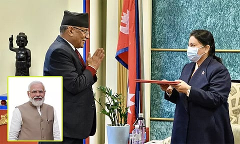 நேபாள பிரதமராக பதவியேற்கவுள்ள பிரசந்தாவுக்கு பிரதமர் மோடி வாழ்த்து..!!
