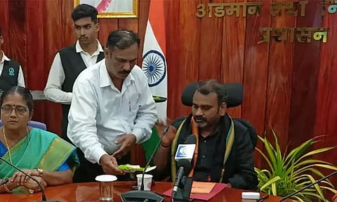 நிக்கோபார் பகுதியில் சரக்குப் பெட்டக முனையம் அமைக்கப்படும் - மத்திய இணை மந்திரி எல்.முருகன் தகவல்