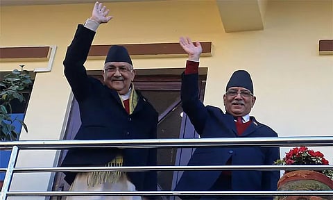 நேபாள பிரதமராக பதவியேற்றார் பிரசந்தா