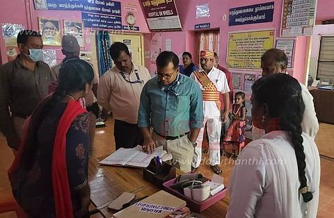 உள் விளையாட்டு அரங்கம், ரேஷன் கடைகளில் கலெக்டர் ஆய்வு