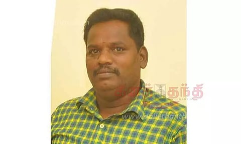 லாரி மோதி வியாபாரி பலி