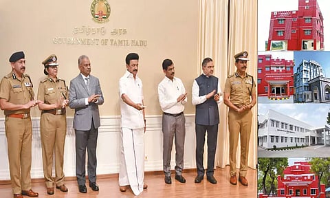 காவல் துறை, தீயணைப்பு துறைக்கு ரூ.24 கோடியில் கட்டிடங்கள் திறப்பு; தொழில் முனைவோருக்கு புதிய இணையதளம்