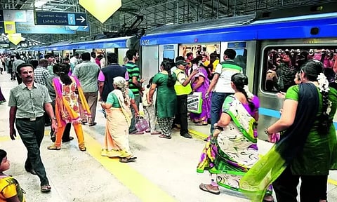 7 ஆண்டுகளில் இல்லாத அளவில் கடந்த ஆண்டில் மெட்ரோ ரெயிலில் 6 கோடி பேர் பயணம்