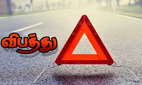 நாய் குறுக்கே வந்ததால் ஏற்பட்ட விபத்தில் மோட்டார் சைக்கிளில் இருந்து விழுந்தவர் பலி