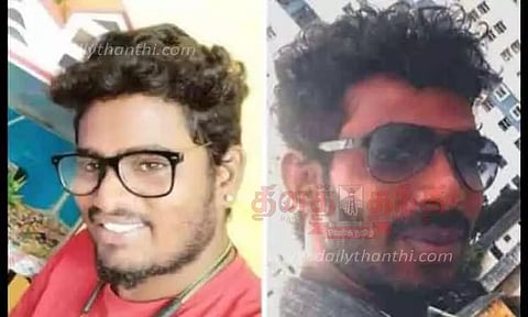 மோட்டார்சைக்கிளில் சென்ற 2 வாலிபர்கள் பலி