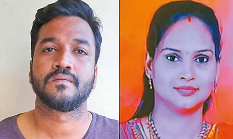 காதல் மனைவி கழுத்தை நெரித்து கொலை: நாடகமாடிய கணவன் கைது