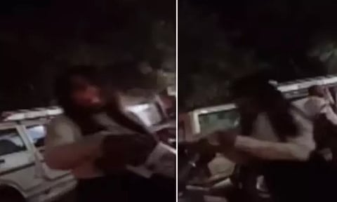 நானே ஓசியில் குடிச்சிட்டு வருகிறேன்...! அபாரதம் கட்டமுடியாது போதையில் சென்னை பெண் அடாவடி