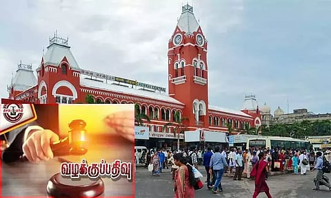 சென்ட்ரல் ரெயில் நிலைய வளாகத்தில் கூச்சல் போட்ட 100 மாணவர்கள் மீது வழக்குப்பதிவு