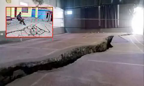 உத்தரகாண்ட்: ஜோதிர்மத் கோவில் உள்பட பல கட்டிடங்களில் மீண்டும் விரிசல், நிலச்சரிவு; முதல்-மந்திரி இன்று ஆய்வு