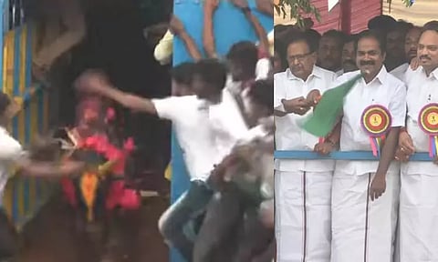 ஆண்டின் முதல் ஜல்லிக்கட்டு போட்டி தச்சங்குறிச்சியில் தொடங்கியது...!