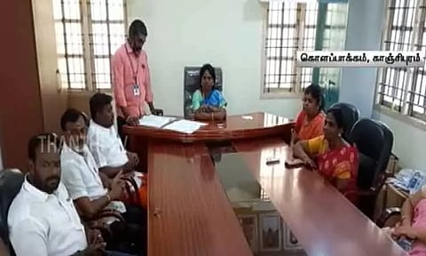 விமானம் தரை இறங்குவதில் இடையூறு - கொளப்பாக்கத்தில் 146 வீடுகளின் உயரத்தைக் குறைக்க நோட்டீஸ்