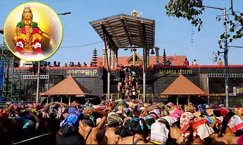 நாளை மகரவிளக்கு பூஜை... உச்சகட்ட பாதுகாப்பில் சபரிமலை ஐயப்பன் கோவில்