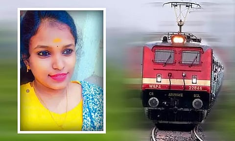 திருவொற்றியூரில் எக்ஸ்பிரஸ் ரெயில் மோதி இளம்பெண் பலி