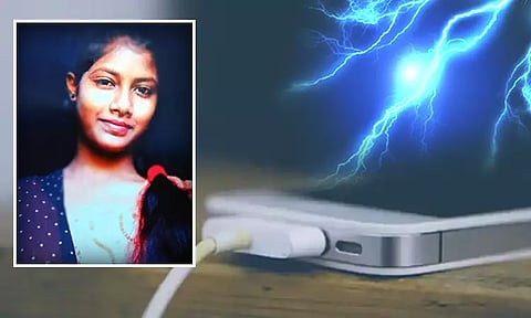 சார்ஜ் போட்டுக்கொண்டே பேசியபோது மின்சாரம் தாக்கி இளம்பெண் உடல் கருகினார் - மேலும் 2 பேர் படுகாயம்