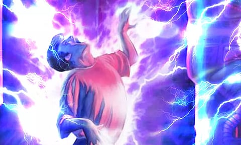 கரும்பை வைத்து விளையாடியபோது மின்சாரம் தாக்கி 4-ம் வகுப்பு மாணவன் பலி