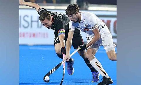 ஹாக்கி உலகக்கோப்பை: ஜெர்மனி - பெல்ஜியம் அணிகள் இடையேயான ஆட்டம் 'டிரா'