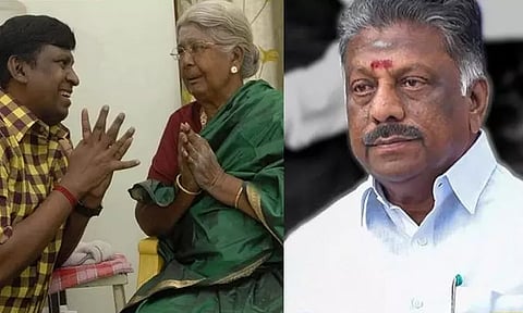நடிகர் வடிவேலு தாயார் மறைவுக்கு ஓ.பன்னீர் செல்வம் இரங்கல்