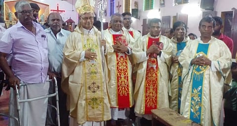 தூத்துக்குடி அருகே, அந்தோணியார்புரம்புனித அந்தோணியார்ஆலயத்தில் ரூ.1 கோடியில் புதிய கோபுரம்