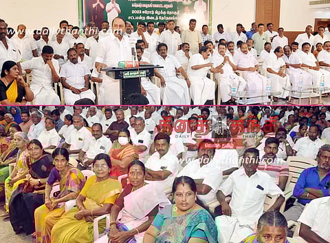 தி.மு.க.வின் 'பி' அணியாக ஓ.பன்னீர்செல்வம் செயல்படுகிறார்- முன்னாள் அமைச்சர் தங்கமணி குற்றச்சாட்டு