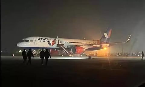 ரஷியாவில் இருந்து கோவா வந்த விமானத்தில் வெடிகுண்டா? - போலீஸ் சொல்வது என்ன?