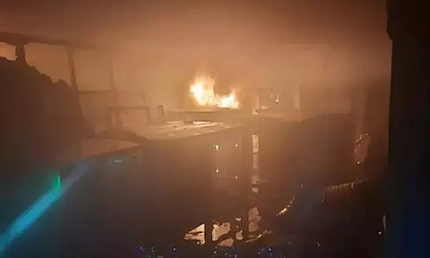 செங்குன்றத்தில் மின்வாரிய அலுவலகத்தில் தீ விபத்து; கம்ப்யூட்டர், ஆவணங்கள் எரிந்து சாம்பல்