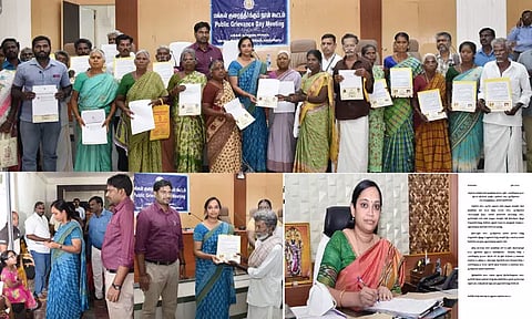 காஞ்சீபுரத்தில் மக்கள் குறைதீர்க்கும் நாள் கூட்டம்