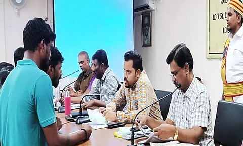 செங்கல்பட்டு மாவட்டத்தில் மக்கள் குறைதீர்க்கும் நாள் கூட்டம்