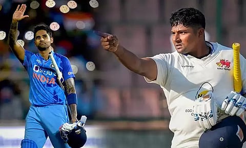 உங்கள் இடத்தை சூரியகுமார் பறித்தது வருத்தம் அளிக்கிறதா...? சர்ப்ராஸ் பதிலடி!