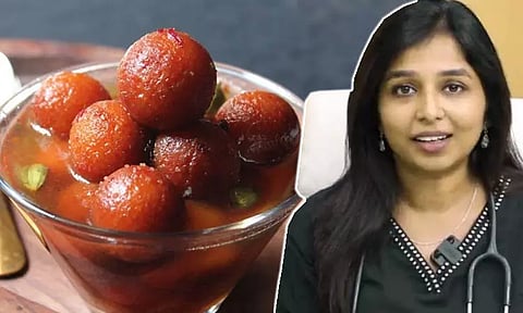 ஒரு 'குலாப் ஜாமுன்' சாப்பிட்டால் 3 கிலோ எடை கூடும்: சர்ச்சை கருத்து கூறிய டாக்டர் ஷர்மிகாவிடம் அதிகாரிகள் விசாரணை