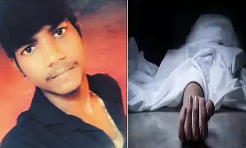 தரையில் படுத்து இருந்தபோது லாரி சக்கரத்தில் சிக்கி வாலிபர் பலி