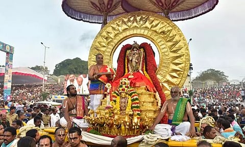 திருப்பதியில் இன்று ரதசப்தமி: ஒரே நாளில் 7 வாகனங்களில் ஏழுமலையான் வீதி உலா...!