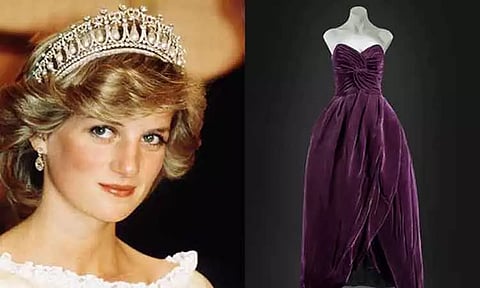 நியூயார்க்கில் நடைபெற்ற ஏலத்தில் இளவரசி டயானாவின் ஆடை ரூ.4.9 கோடிக்கு விற்பனை