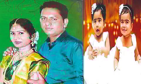 பெரம்பலூர் அருகே இரட்டை குழந்தைகளை கொன்று பெண் என்ஜினீயர் தற்கொலை