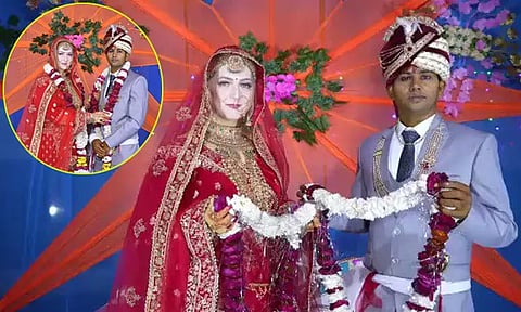 பேஸ்புக் காதல்; உ.பி. இன்ஜினியரை மணந்த ஸ்வீடன் பெண்...!