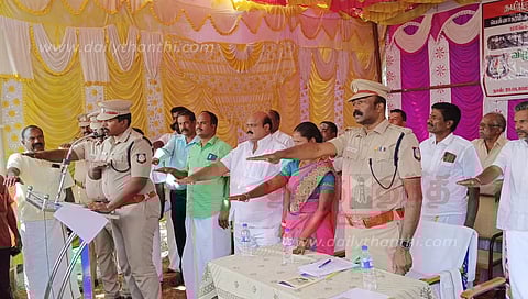 மாங்கரை ஊராட்சியில்பெண் குழந்தைகளுக்கு எதிரான குற்றங்கள் தடுப்பு உறுதிமொழி ஏற்பு