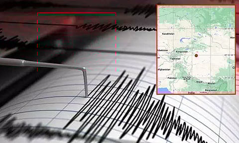சீனா, கிர்கிஸ்தானில் கடுமையான நிலநடுக்கம்; ரிக்டரில் 5.8 ஆக பதிவு