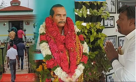 "அன்புள்ள அப்பா.. அப்பா.. யாருமே உன்போல் இல்லை" - மறைந்த தந்தைக்கு கோவில் கட்டிய பாச மகன்...!