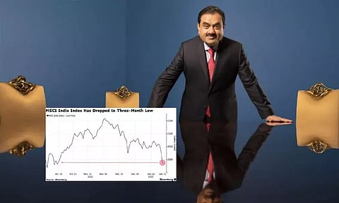 உலக பணக்காரர்கள் பட்டியலில் 11-வது இடத்துக்கு சரிந்த அதானி