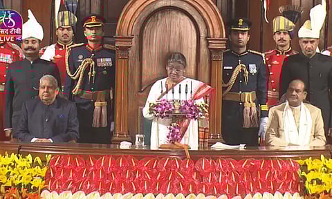 உலகிற்கான தீர்வுகளை இந்தியா வழங்கி கொண்டிருக்கிறது: ஜனாதிபதி திரவுபதி முர்மு உரை