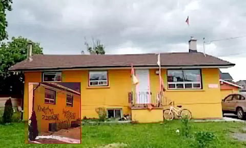 ஆஸ்திரேலியாவை தொடர்ந்து கனடாவில் பாரம்பரிய இந்து கோவில் மீது தாக்குதல்