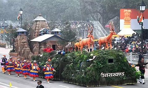 குடியரசு தின விழா அணிவகுப்பு: உத்தராகண்ட் மாநில அலங்கார ஊர்திக்கு முதல் பரிசு...!