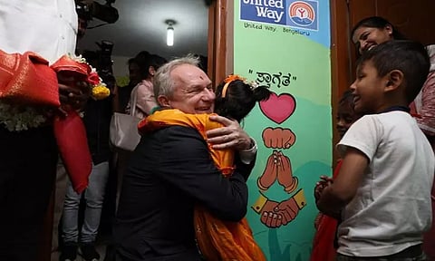 கர்நாடகாவுக்கு வருகை தந்த ஐ.நா. பொது சபை தலைவர்; அங்கன்வாடி மையத்திற்கு புகழாரம்