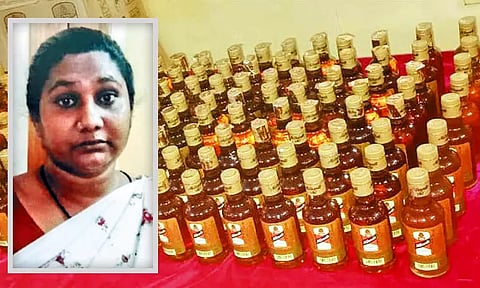 வீட்டை டாஸ்மாக் கடையாக மாற்றி மதுபாட்டில்கள் விற்ற பெண் கைது