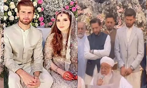 அப்ரிடியின் மகளை மணந்தார் பாக். வேகப்பந்து வீச்சாளர் ஷாகீன்ஷா அப்ரிடி