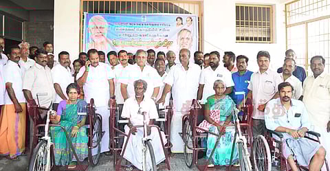 45 மாற்றுத்திறனாளிகளுக்கு உபகரணங்கள்