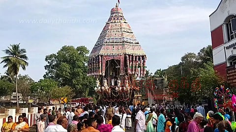 திருச்சேறை சாரநாதப்பெருமாள் கோவில் தேரோட்டம்