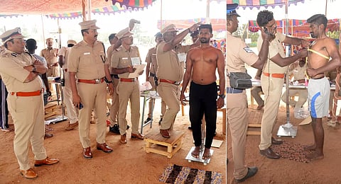 போலீஸ் பணிக்கான உடல் தகுதி தேர்வு