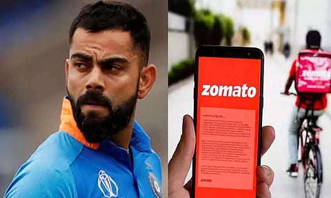 செல்போனை தொலைத்ததாக டுவிட்டரில் பதிவிட்ட விராட் கோலி - வைரலாகும் சொமேட்டோ நிறுவனத்தின் பதில்